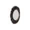Hello Honey® 31" Black Oval Scalloped Metal Mirror